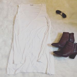Tobi Trendy White Long Sleeve Dress